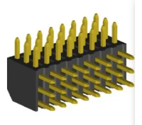 2.00mm Wide Body Header Double Rows Straight Dip Type